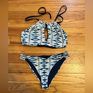 Frankies Bikinis bikini halter swim set